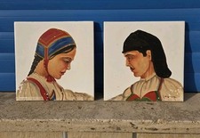 Coppia piastre arte usato  Italia
