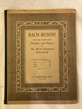 Bach busoni first for sale  Mansfield