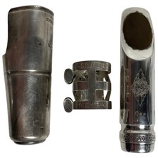 SELMER PARIS CLASSIC C** BOCAL DE SAXOFONE ALTO DE METAL - LOGOTIPO VINTAGE DE DIAMANTE comprar usado  Enviando para Brazil