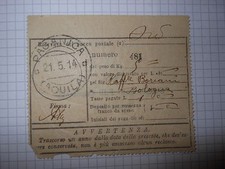 Ricevuta pacco postale usato  Bologna