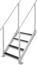 Aluminum dock ladder for sale  White