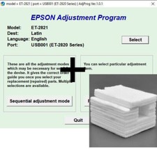 Epson reset adjustment usato  Cesena