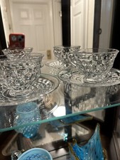 Conjunto de 2 xícaras e pires americanos vintage Fostoria comprar usado  Enviando para Brazil
