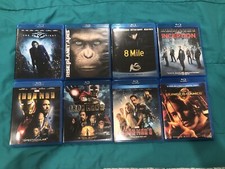 Blu ray Movie Lot (8 Movies) - Dark Knight, Iron Man Trilogy, 8 Mile, And More comprar usado  Enviando para Brazil
