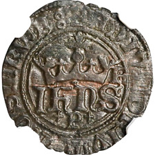 1385 - 1433 Portugal 1/2 Real, João I, Porto Estado Perfeito, NGC AU Detalhes - Ferramentas comprar usado  Enviando para Brazil