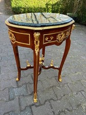 Mesa mogno oval Louis XVI mármore verde bronze francês década de 1960 peça central comprar usado  Enviando para Brazil
