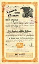 National Bond Co. - $100 Bond - General Bonds, usado comprar usado  Enviando para Brazil