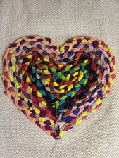 Braided rag heart for sale  Lebanon