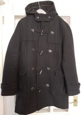 Mens black duffle for sale  BURNLEY