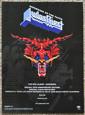 JUDAS PRIEST - DEFENDERS OF THE FAITH 2015 Full page UK magazine ad comprar usado  Enviando para Brazil