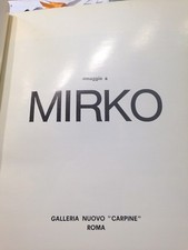 1971 omaggio mirko usato  Roma