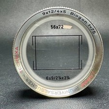 Usado, Máscara de filme rolo biogon Linhof 75mm para localizador universal comprar usado  Enviando para Brazil