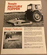 Teagle pasture topper for sale  UK