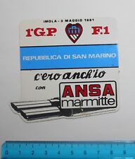 Adesivo sticker vintage usato  Italia