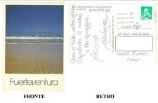 Cartolina spagna fuerteventura usato  Civitavecchia