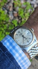 Vintage Rolex Datejust 1601 Pie-Pan Relógio Automático Masculino Mostrador Prata 1977, usado comprar usado Vintage Rolex Datejust 1601 Pie-Pan Relógio Automático Masculino Mostrador Prata 1977, usado comprar usado  Enviando para Brazil