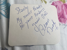 Signed back card for sale  SUNDERLAND