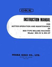 Okk mh2p milling for sale  South Lyme