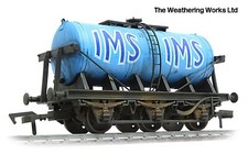 Vagão tanque de leite Dapol 6 rodas IMS caixa *PRO WEATHERED LOOK* comprar usado  Enviando para Brazil
