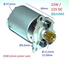 22w 12v elektromotor gebraucht kaufen  Reutlingen