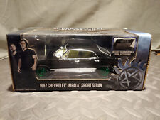 1/24 GREENLIGHT SUPERNATURAL 1967 CHEVROLET IMPALA SPORT SEDAN "CHASE" PRETO comprar usado  Enviando para Brazil