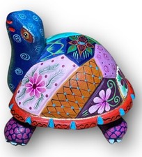 Arte mexicana esculpida em madeira tartaruga Casa Don Juan Oaxaca México assinado comprar usado  Enviando para Brazil