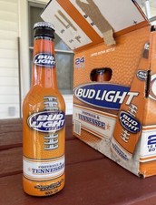 Usado, 24 2008 Tennessee Vols UT futebol Bud light garrafas de cerveja vazias com tampas na caixa comprar usado  Enviando para Brazil