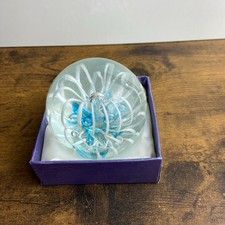 Paper weight blue for sale  FAREHAM
