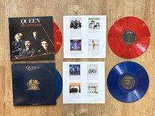Queen LP LOT Greatest Hits i & ii Ruby Blend / Blue Colored Vinyl Double Albums comprar usado  Enviando para Brazil
