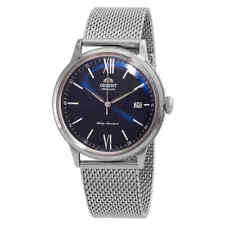 Relógio masculino Orient automático mostrador azul malha de aço inoxidável RA-AC0019L10B comprar usado  Enviando para Brazil