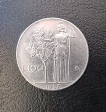 100 lire 1957 usato  Genova