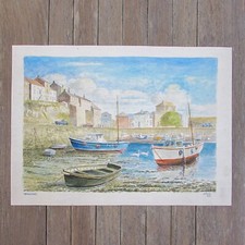 Mevagissey harbour cornwall for sale  PORTSMOUTH