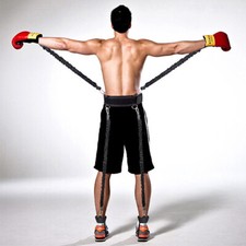 11 peças bandas de resistência 35 lb boxe pilates exercício fitness treino (ENVIO DOS EUA) comprar usado  Enviando para Brazil