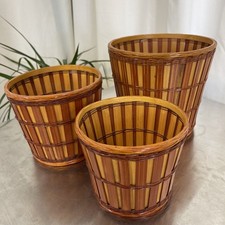 Vintage wicker flower for sale  BASILDON