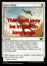 Mtg steer clear usato  Bari