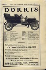 1906 PAPER AD CAR AUTO 4 PG Dorris Automobile Gale corpo inclinável Lambert 8 comprar usado  Enviando para Brazil