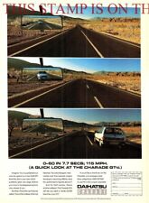 Daihatsu CHARADE Hatchback Car ADVERT: Original Vintage c1989 Impressão Anúncio 705/09 comprar usado  Enviando para Brazil