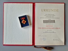 Ddr medaille aktivist gebraucht kaufen  Storkow