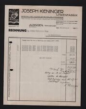 Aldingen rechnung 1930 gebraucht kaufen  Leipzig