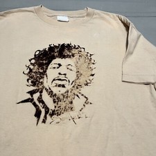 Camiseta masculina vintage Jimi Hendrix angústia desbotada Y2K skate tom mínimo terra-M- comprar usado  Enviando para Brazil
