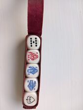 Poker dice set for sale  MAIDSTONE