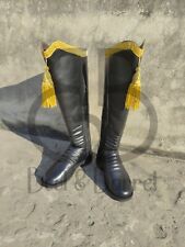 Usado, Bota militar Hessian com sola de couro totalmente feita à mão. Bota de Equitação, Bota Longa, comprar usado  Enviando para Brazil
