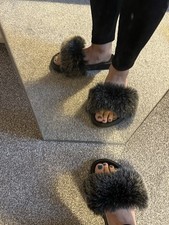black fluffy sliders for sale black fluffy sliders for sale TELFORD