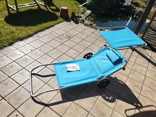 Strandliege blau dach gebraucht kaufen  Mönchengladbach