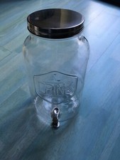 Glaskrug glasflasche zapfhahn gebraucht kaufen  Deutschland