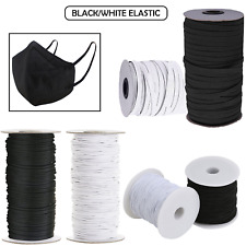 Black white elastic for sale  WALTHAM CROSS