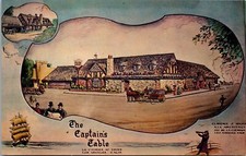 Cartão postal The Captain's Table 301 South La Cienega Blvd Los Angeles Califórnia comprar usado  Enviando para Brazil