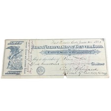 1881 first national for sale  San Diego
