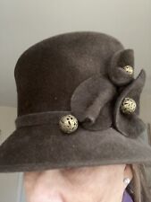 Ladies brown hat for sale  BRIDGEND