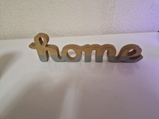 Holzdeko schriftzug home gebraucht kaufen  Duisburg